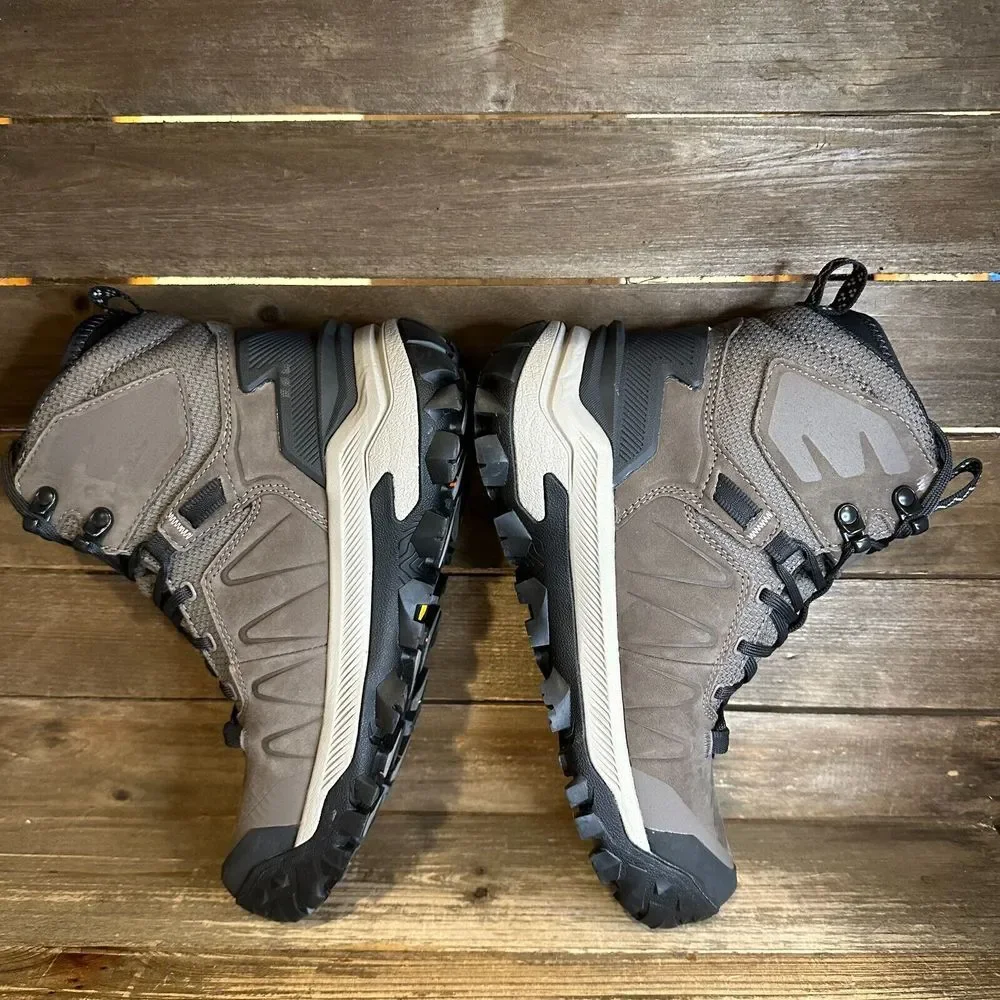 New‎ Womens Oboz Bangtail Mid Waterproof Taupe Insulated Snow Boots Size 7.5 M
